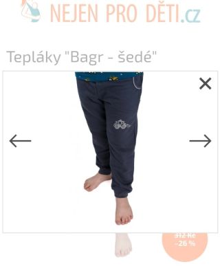 Tepláků, legín není nikdy dost. Je to trošku hledačka, moc kousků už tam nezbývá, ale dají se ještě ulovit moc hezká...